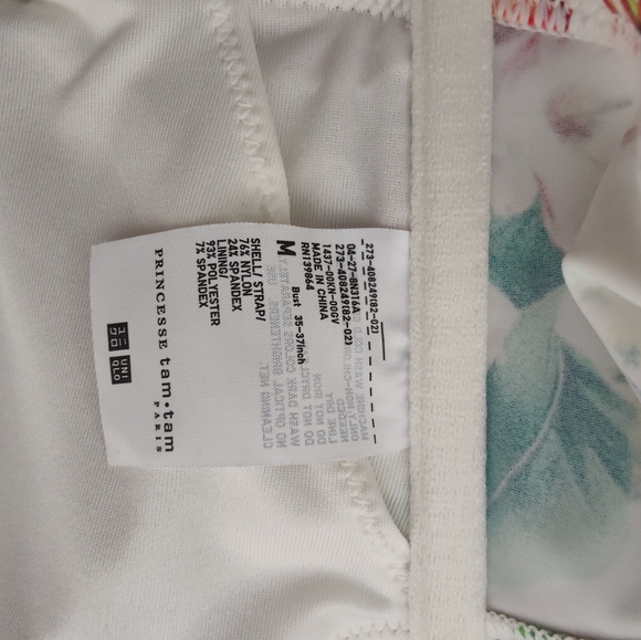 Uniqlo x Princess Tam Tam, lemon bikini top and bottom set - Picture 7 of 7